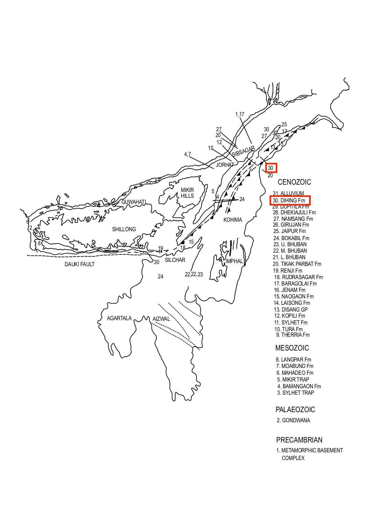 Lithology and Thickness