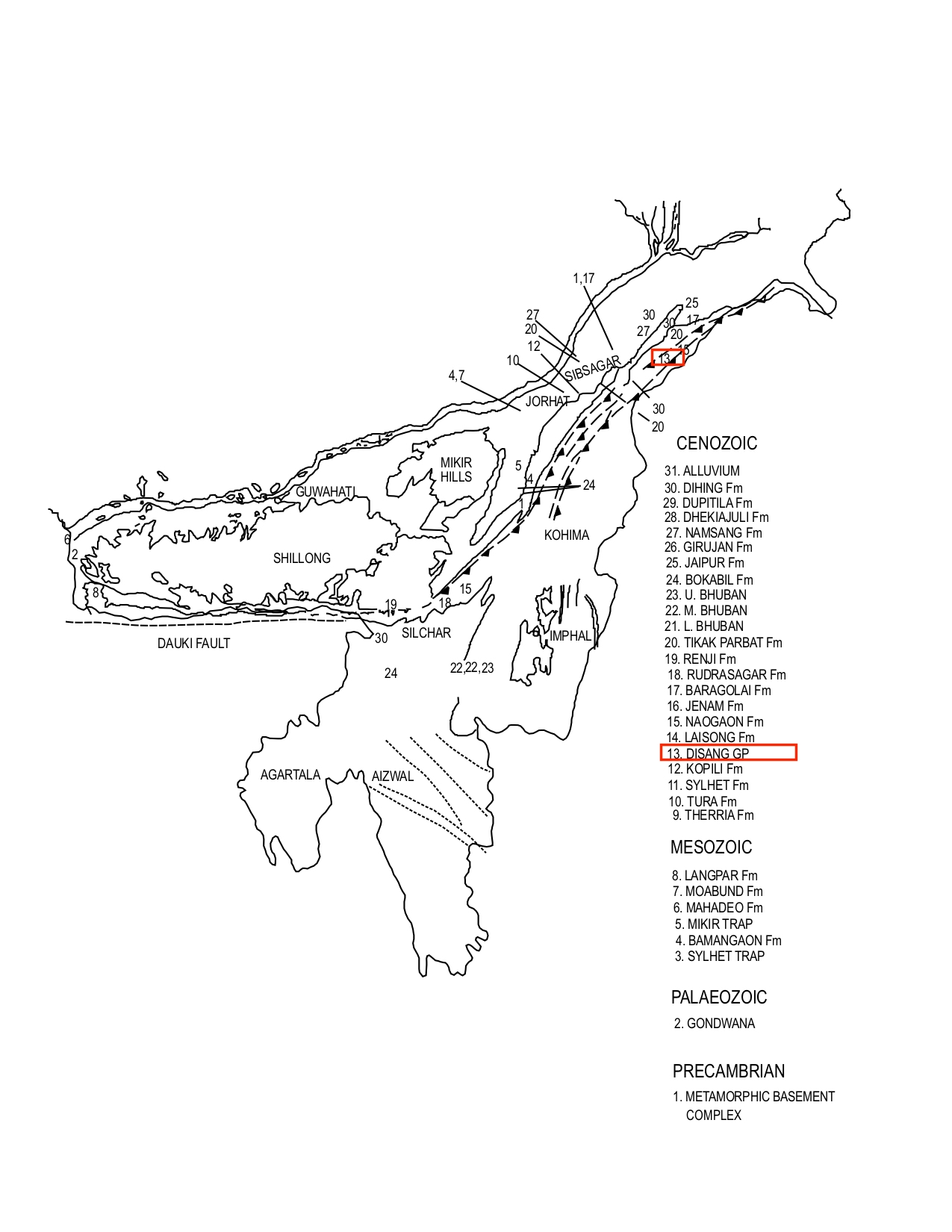Lithology and Thickness